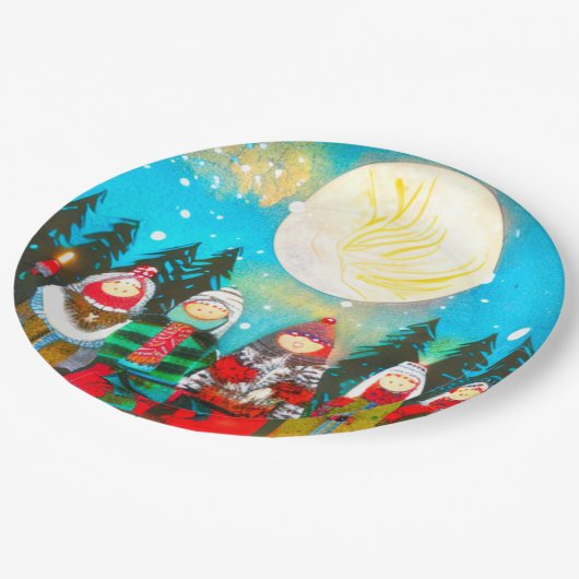 Winter Solstice Papieren Bordje (Gekanteld)