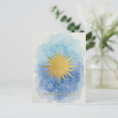 Winter Solstice Postcard Briefkaart (Staand voorkant)