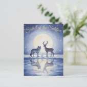 Winter Solstice Postcard Briefkaart (Staand voorkant)