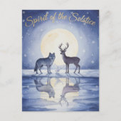 Winter Solstice Postcard Briefkaart (Voorkant)