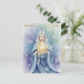 Winter Solstice Postcard Briefkaart (Staand voorkant)