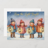 Winter Solstice Postcard Briefkaart (Voorkant / Achterkant)