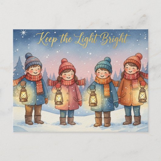 Winter Solstice Postcard Briefkaart (Voorkant)