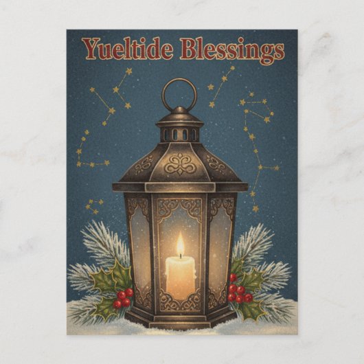 Winter Solstice Postcard Briefkaart (Voorkant)