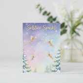 Winter Solstice Postcard Briefkaart (Staand voorkant)