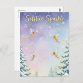 Winter Solstice Postcard Briefkaart (Voorkant / Achterkant)
