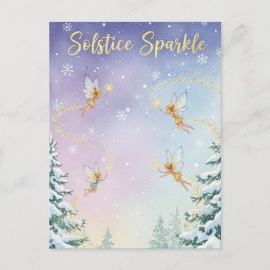 Winter Solstice Postcard Briefkaart (Voorkant)