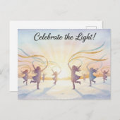 Winter Solstice Postcard Briefkaart (Voorkant / Achterkant)