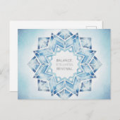 Winter Solstice Postcard Briefkaart (Voorkant / Achterkant)