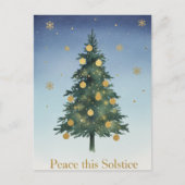 Winter Solstice Postcard Briefkaart (Voorkant)