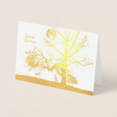 Winter Solstice: Prospect Park, NY-vakantie Folie Kaarten (Voorkant)