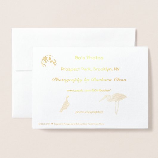 Winter Solstice: Prospect Park, NY-vakantie Folie Kaarten (Met envelop)