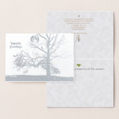 Winter Solstice: Prospect Park, NY-vakantie Folie Kaarten (Display)