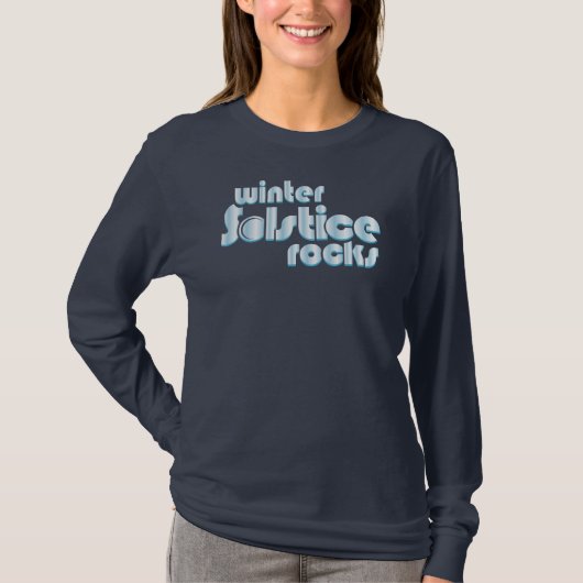 Winter Solstice Rocks Midwinter Novelty T-shirt (Voorkant)