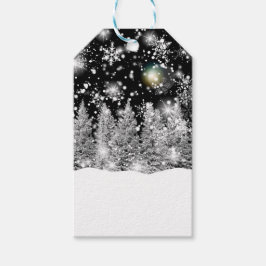 Winter Solstice Snowfall Cadeaulabel