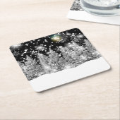 Winter Solstice Snowfall Kartonnen Onderzetters (Schuin)