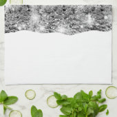 Winter Solstice Snowfall  Theedoek (Gevouwen)