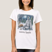 Winter Solstice Sparkle Deer Grace Being Grace T-shirt (Voorkant)