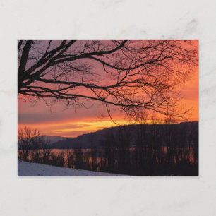 Winter Solstice Sunset Briefkaart