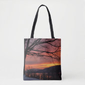 Winter Solstice Sunset Tote Bag (Voorkant)