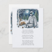 Winter Solstice Tech AI Robot Holiday Kaart (Voorkant / Achterkant)