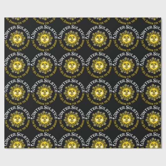 WINTER SOLSTICE: The Sol reason for the season Cadeaupapier (Vlak)