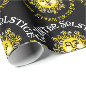 WINTER SOLSTICE: The Sol reason for the season Cadeaupapier (Rol Hoek)