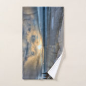 Winter Solstice Turnback Arm Bad Handdoek (Handdoek)