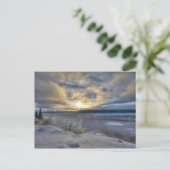 Winter Solstice Turnback Arm Briefkaart (Staand voorkant)