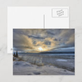 Winter Solstice Turnback Arm Briefkaart (Voorkant / Achterkant)