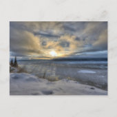 Winter Solstice Turnback Arm Briefkaart (Voorkant)