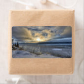 Winter Solstice Turnback Arm Etiket (Insitu)