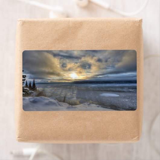 Winter Solstice Turnback Arm Etiket (Insitu)