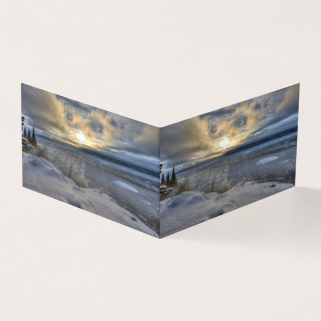 Winter Solstice Turnback Arm Kaart (Buitenkant)