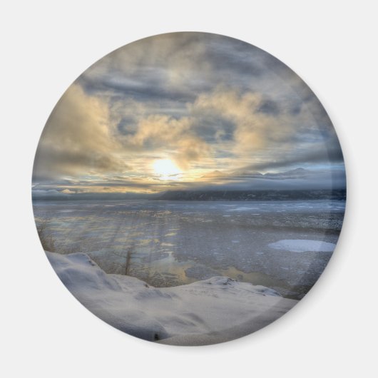 Winter Solstice Turnback Arm Magneet (Voorkant)
