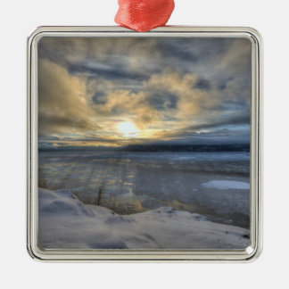 Winter Solstice Turnback Arm Metalen Ornament