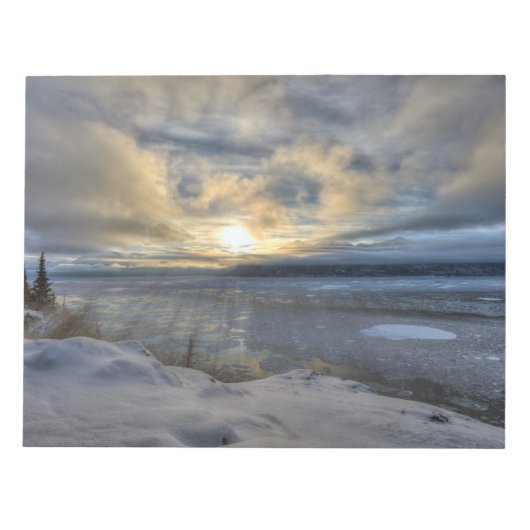 Winter Solstice Turnback Arm Notitieblok (Voorkant)