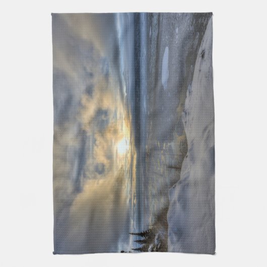 Winter Solstice Turnback Arm Theedoek (Verticaal)