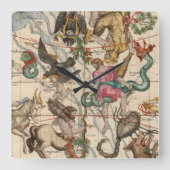 Winter Solstice Vierkante Klok (Voorkant)