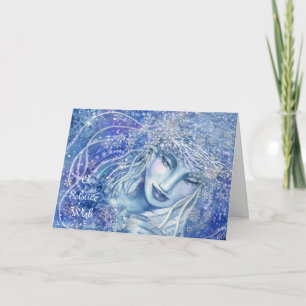 Winter Solstice Wenskaart Feestdagen Kaart