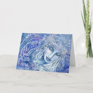 Winter Solstice Wenskaart Feestdagen Kaart