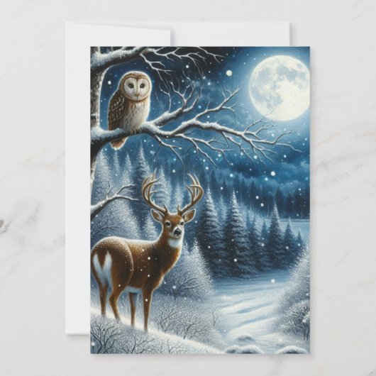 Winter Solstice Yule Celebration Kaart (Achterkant)