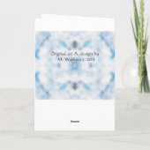 Winter Solstice Yule Snow Kerstmis Feestdagen Kaart (Achterkant)