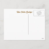 Winter Solstice Yule Uilen Sneeuw Feestdagenkaart (Achterkant)