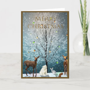 Winter Solstice, Yuletide Greetings, Kerstmis, H Feestdagen Kaart