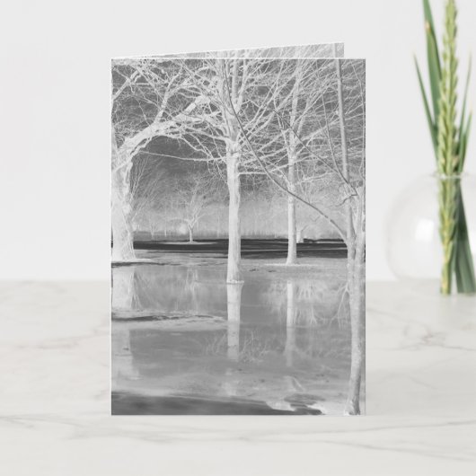 Winter Solstitium Wenskaart van Janz Feestdagen Kaart (Voorkant)