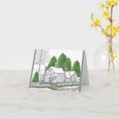 Winter Soltice-Kaart Kaart (Gele Bloem)