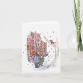 Winter Song Holiday Kaart (Voorkant)