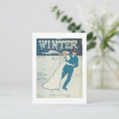 Winter Songbook Hoesje Briefkaart (Staand voorkant)