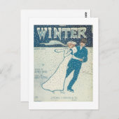 Winter Songbook Hoesje Briefkaart (Voorkant / Achterkant)
